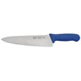 thumbnail image 1 of Winco KWP-100U Stl Stamped Cutlery Chef's Knife 10" Stainless Steel Blade, Blue Plastic Handle, 1 of 1