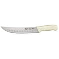 thumbnail image 1 of Winco KWP-93, 9-Inch Stal High Carbon Steel Offset Bread Knife, Polypropylene Handle, White, NSF, 1 of 1
