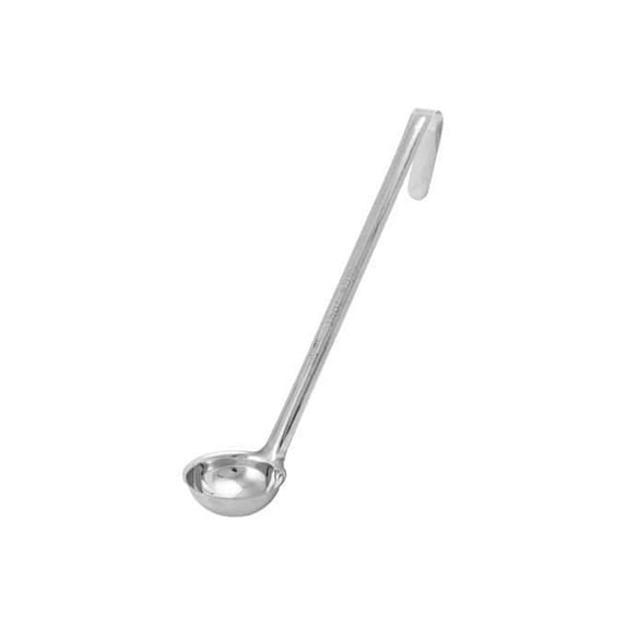 Winco LDIN-1.5, 1.5 Oz 10-Inch One Piece Stainless Steel Sauce Ladle, NSF