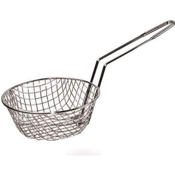 Winco MSB-10 Nickel Plated Steel Culinary Basket - Coarse, 10 in.