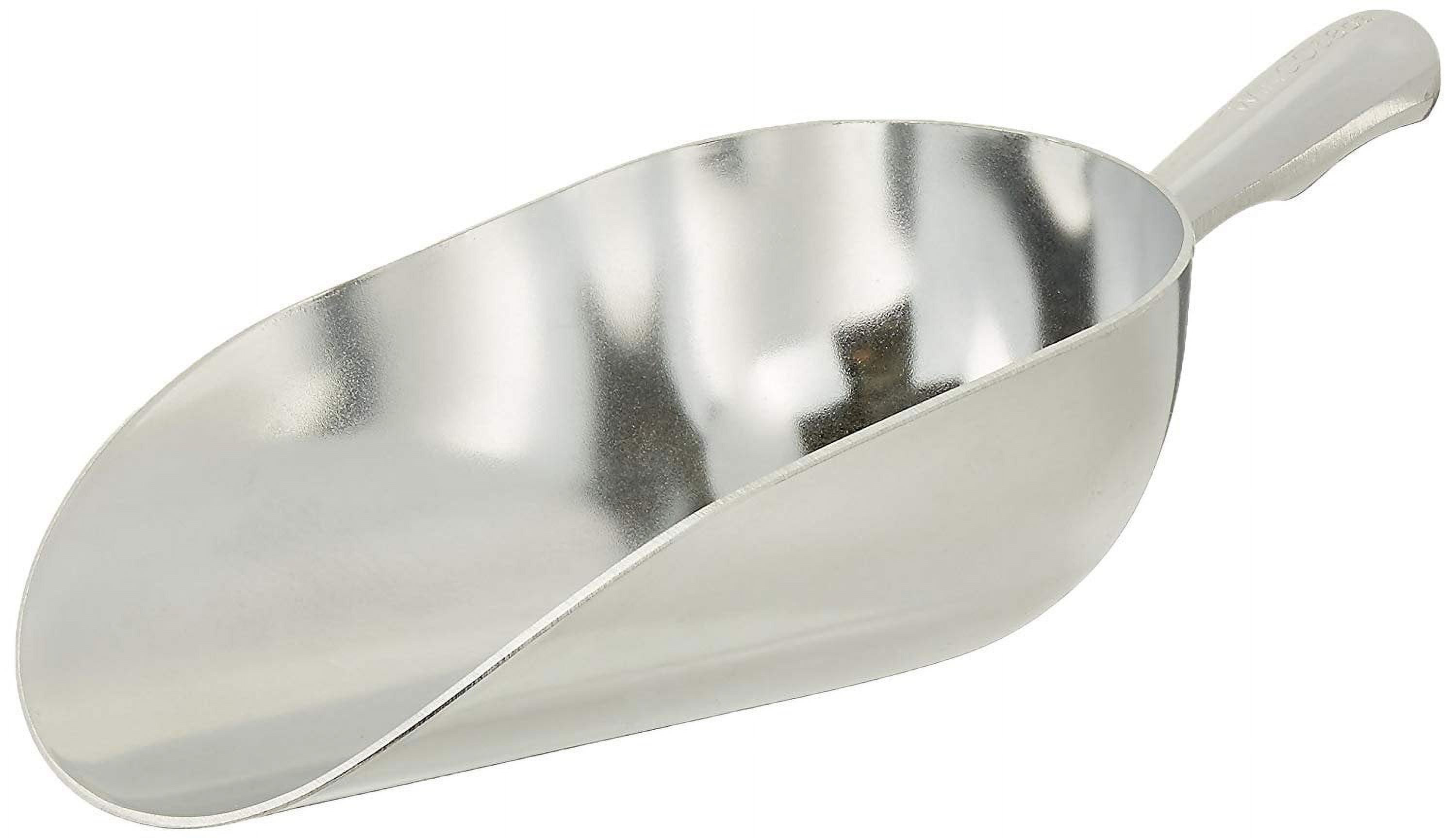 Silver Aluminum 58 oz Kitchen Utility Scoop