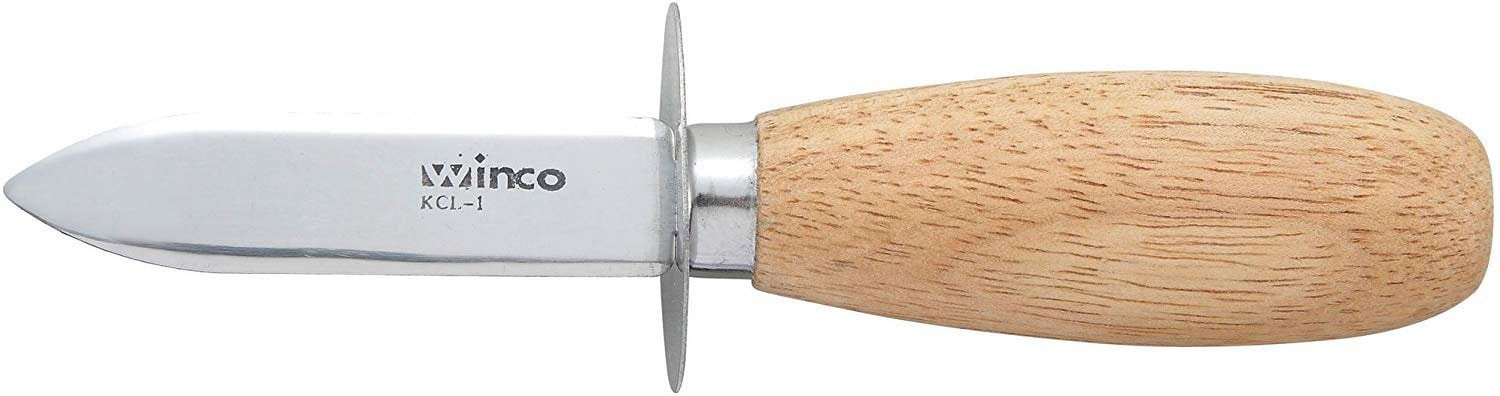 Winco Oyster/Clam Knife, Wooden Handle, 2-3/4? Blade - Pack of 1