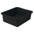 thumbnail image 1 of Winco PLW-7K Heavyweight Polypropylene Dish Box, 7 in. Depth - Black, 1 of 1