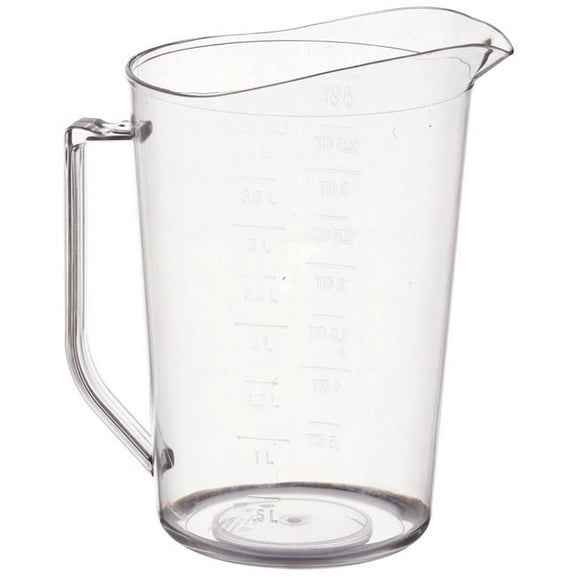 Winco PMU-400 Polycarbonate Measuring Cup - 4 qt.