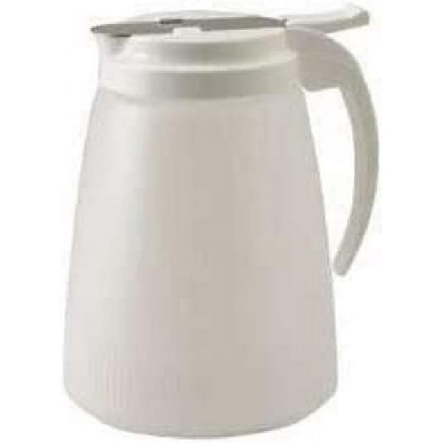 Winco PSUD32, 32Ounce Plastic Lid and Stainless Steel Slide Cover