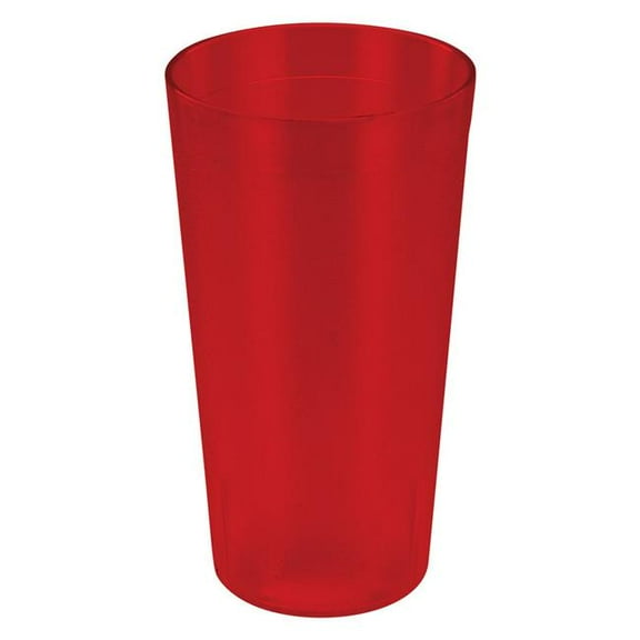 Winco PTP-16R Pebbled Tumblers - 16 oz, Red