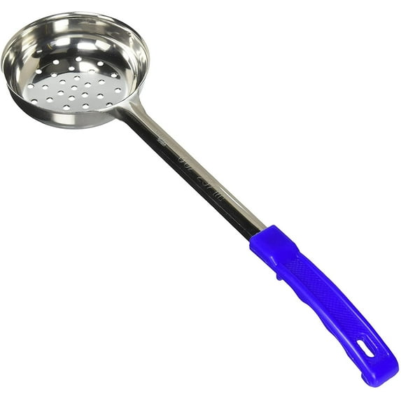 Winco Perforated Food Portioner, 8-Ounce, Blue