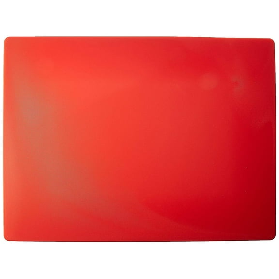 Winco Polyethylene Cutting Board, 1/2"H x 18"W x 24"D, Red