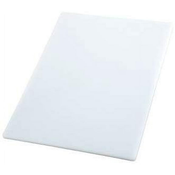 Winco Polyethylene Cutting Board, 1/2"H x 24"W x 18"D, White