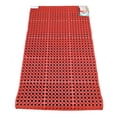 thumbnail image 1 of Winco RBMH-35R-R, 3'x5'x3/4" Red Rolled Grease Resistant Anti-Fatigue Rubber Floor Mat with Straight Edges, 1 of 6