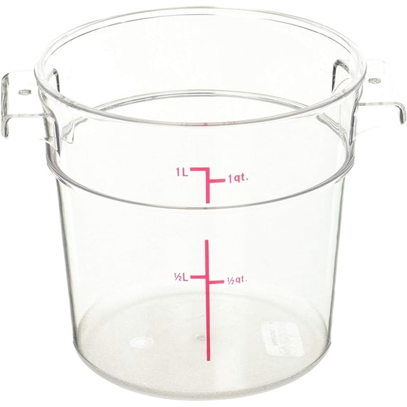 Winco Round Storage Container