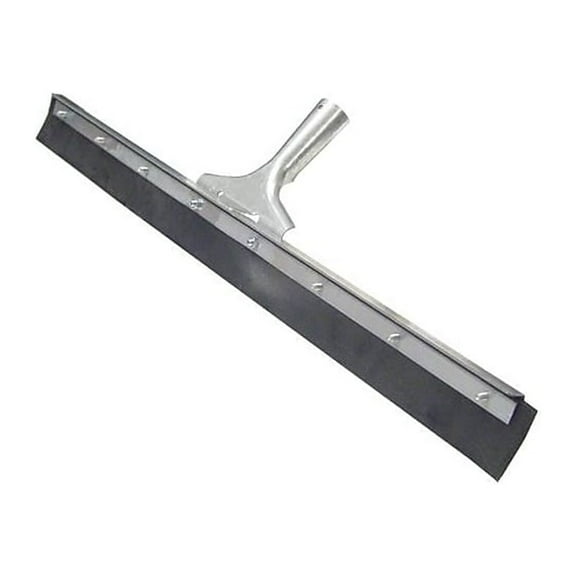 Winco Rubber Floor Squeegee, 24" x 2", Black