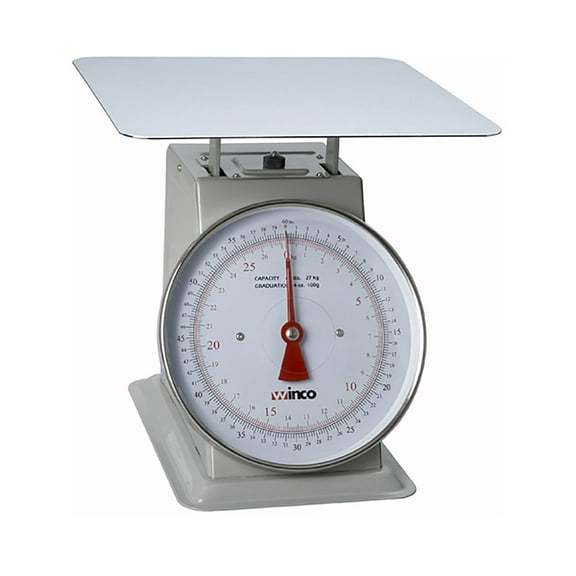 Winco SCAL-960 60 Lb Receiving Scale with 9 Dial"