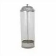 thumbnail image 1 of Winco SDP-3 Plastic Vertical Straw Dispenser, SAN Cylinder - Stainless Steel Top, 1 of 3