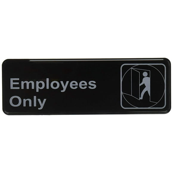 Employee Restroom Sign