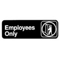 thumbnail image 1 of Winco - SGN-305 Sign, Employee Only 3-Inch by 9-Inch, 2-Pack, 1 of 1