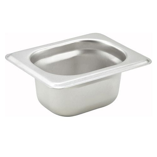 Winco SPJH-1802, 2-Inch Deep 1-18 Size Anti-Jam Steam Pan, NSF