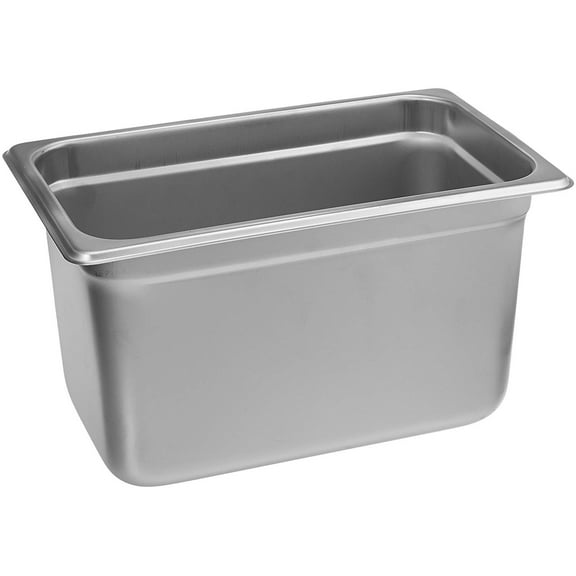 Winco SPJM-406 Anti-Jamming Steam Pan, 1/4 by 6-Inch, 24-Gauge