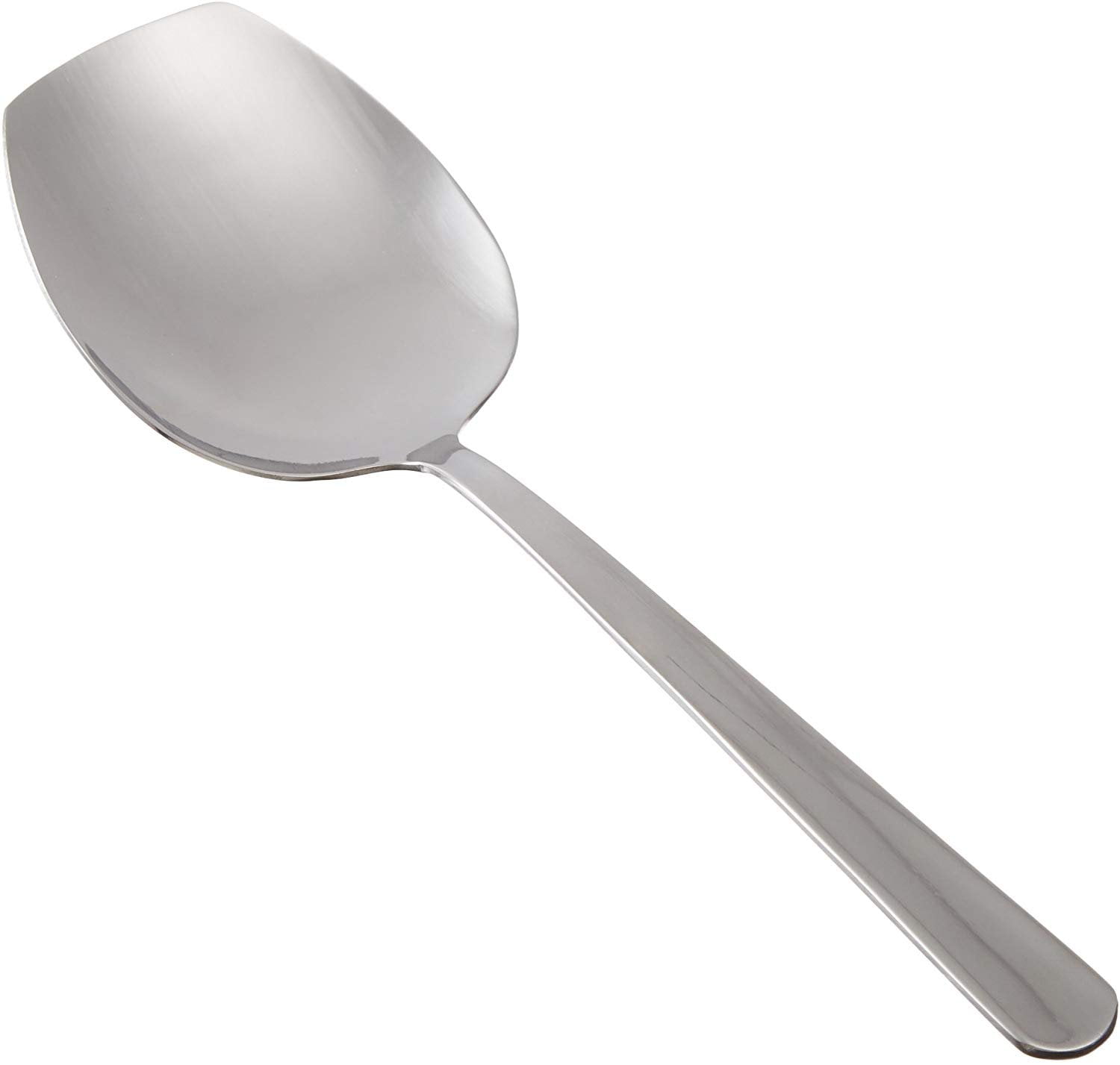 Extra Heavy Stainless Steel Serving Spoon with Flat Handle