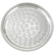 Winco - STRS-16 - 16 in Round Stainless Steel Serving Tray