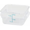 thumbnail image 1 of Winco Square Storage Container, 2-Quart,Clear, 1 of 1