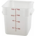 thumbnail image 1 of Winco Square Storage Container, 8-Quart, White, 1 of 1