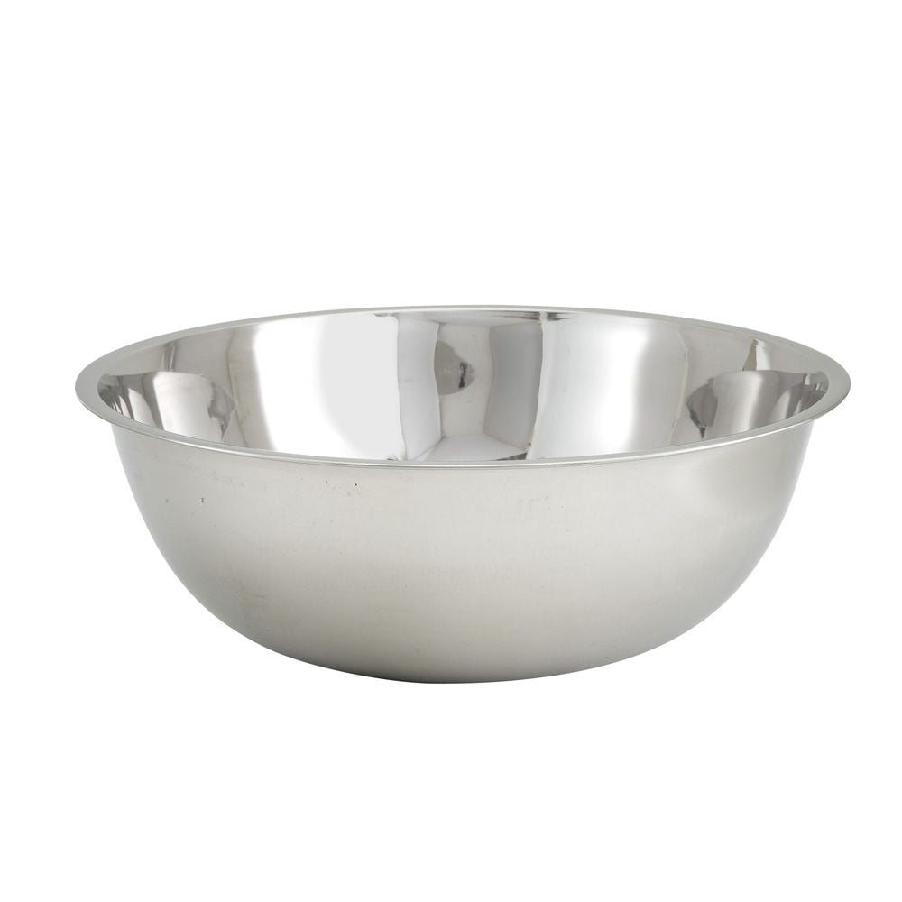 20 Quart Silver Stainless Steel Mixing Bowl