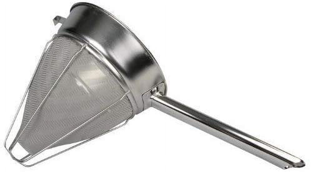 Stainless Steel Extra Fine Mesh Bouillon Strainer Set, 8 Inches