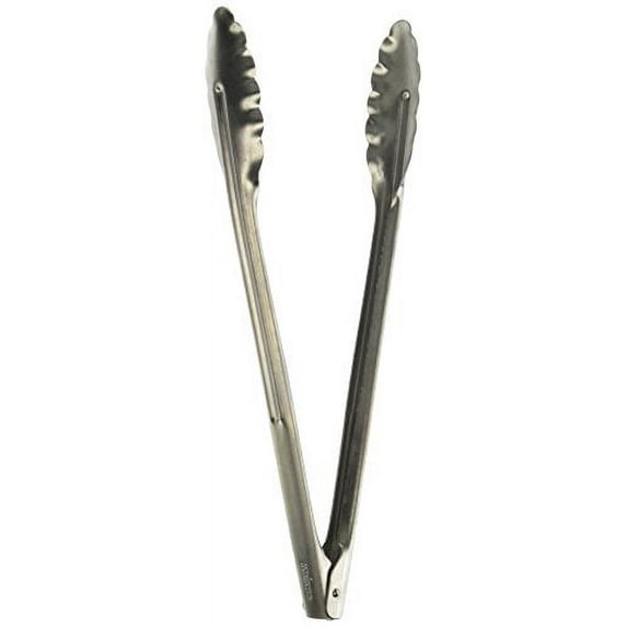 Winco Stainless-Steel Tongs, 12", Silver