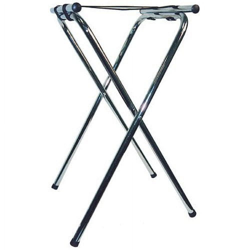 Winco Steel Foldable Tray Stand with Bar, 31