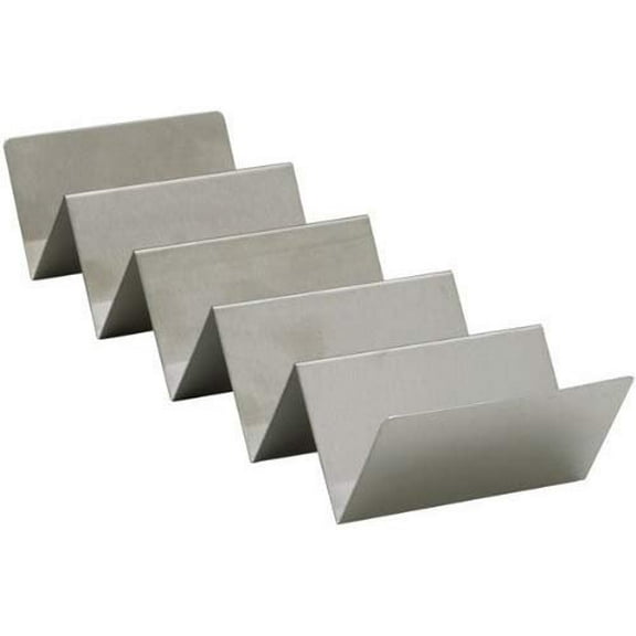 Winco TCHS-45 4-5 Compartments Stainless Steel Taco Holder Set of 3