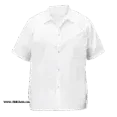 thumbnail image 1 of Winco UNF-1WXL, White Chef Shirt, Polycotton Chef Cook Jacket, Unisex Chef Uniform Apparel with Short Sleeves (XL), 1 of 1