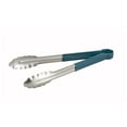 thumbnail image 1 of Winco UT-12HP-G, 12-Inch Heavy Duty Utility Tong with Green Plastic Handle, 1 of 1