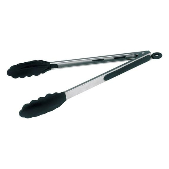 Winco UTS-12K, 12-Inch Utility Tong with Rubber Black Head