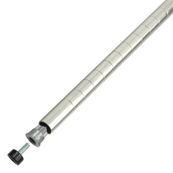 Winco VC-48P Wire Shelf Post, Chrome-Plated - 48 in.