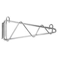 thumbnail image 1 of Winco VCB-24, 24-Inch Wide Shelving Wall Mount Brackets, Chrome Plated, 1-Pair, 1 of 1