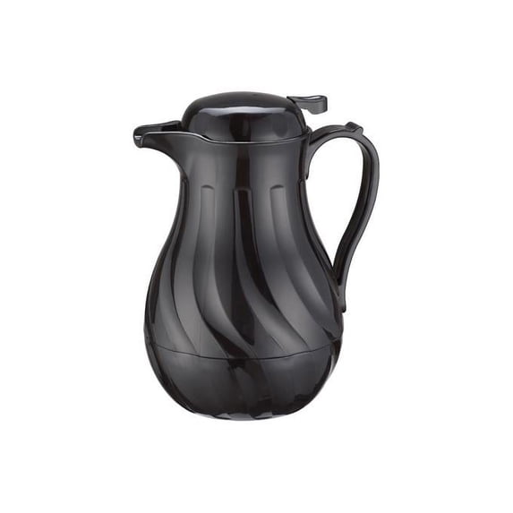 Winco VSW-64K Swirl Patter Push Button Insulated Beverage Server 64 oz