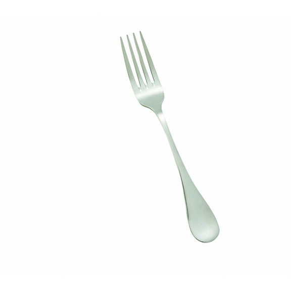 Winco Venice 12-Piece Table Fork Set, European, 18-8 Stainless Steel