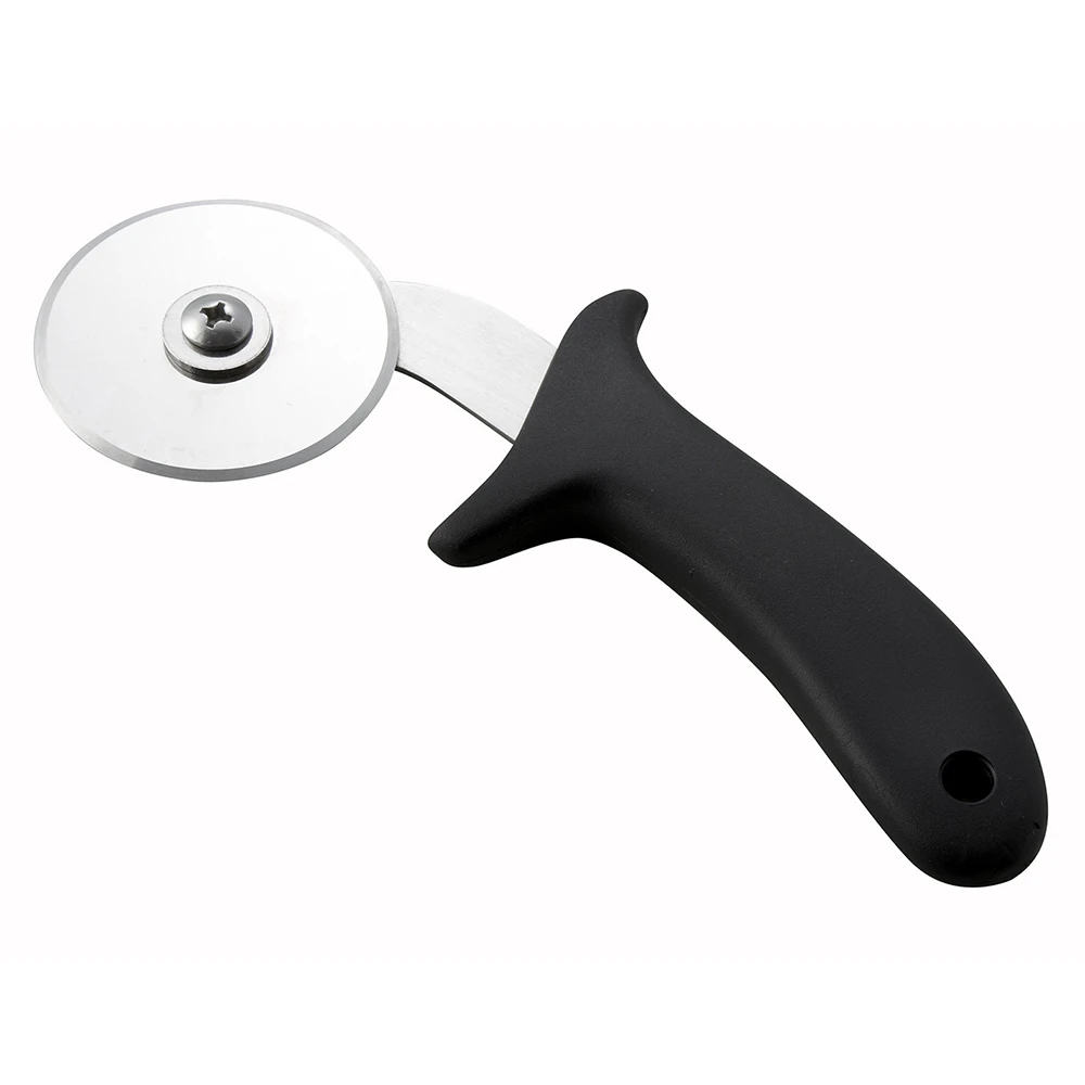 Black Plastic Handle Stainless Steel Pizza Cutter