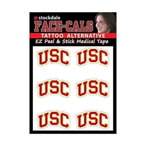 Wincraft 1493417039 NCAA USC Trojans Tattoo Face Cals