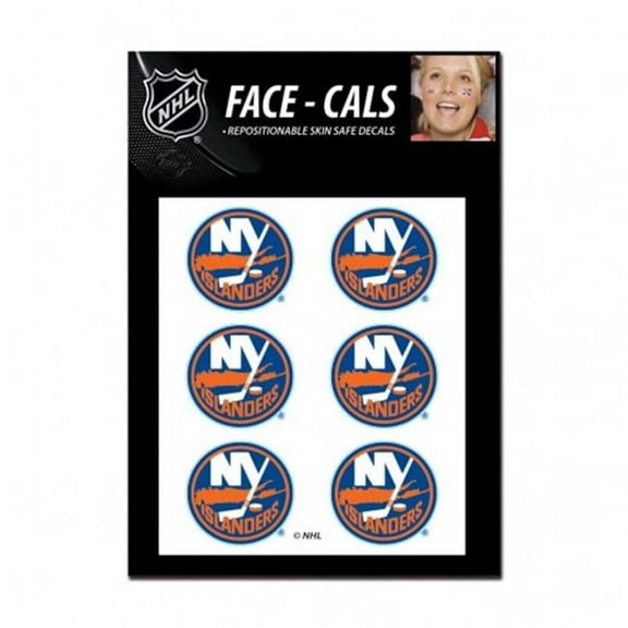 Wincraft 1493459461 NHL New York Islanders Tattoo Face Cals
