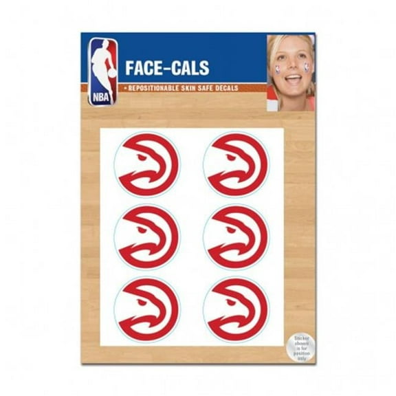 Wincraft 1493466753 NBA Atlanta Hawks Tattoo Face Cals