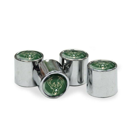 WinCraft Milwaukee Bucks Mini Team Logo Valve Stem Covers