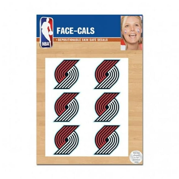 Wincraft 1493474163 NBA Portland Trail Blazers Tattoo Face Cals