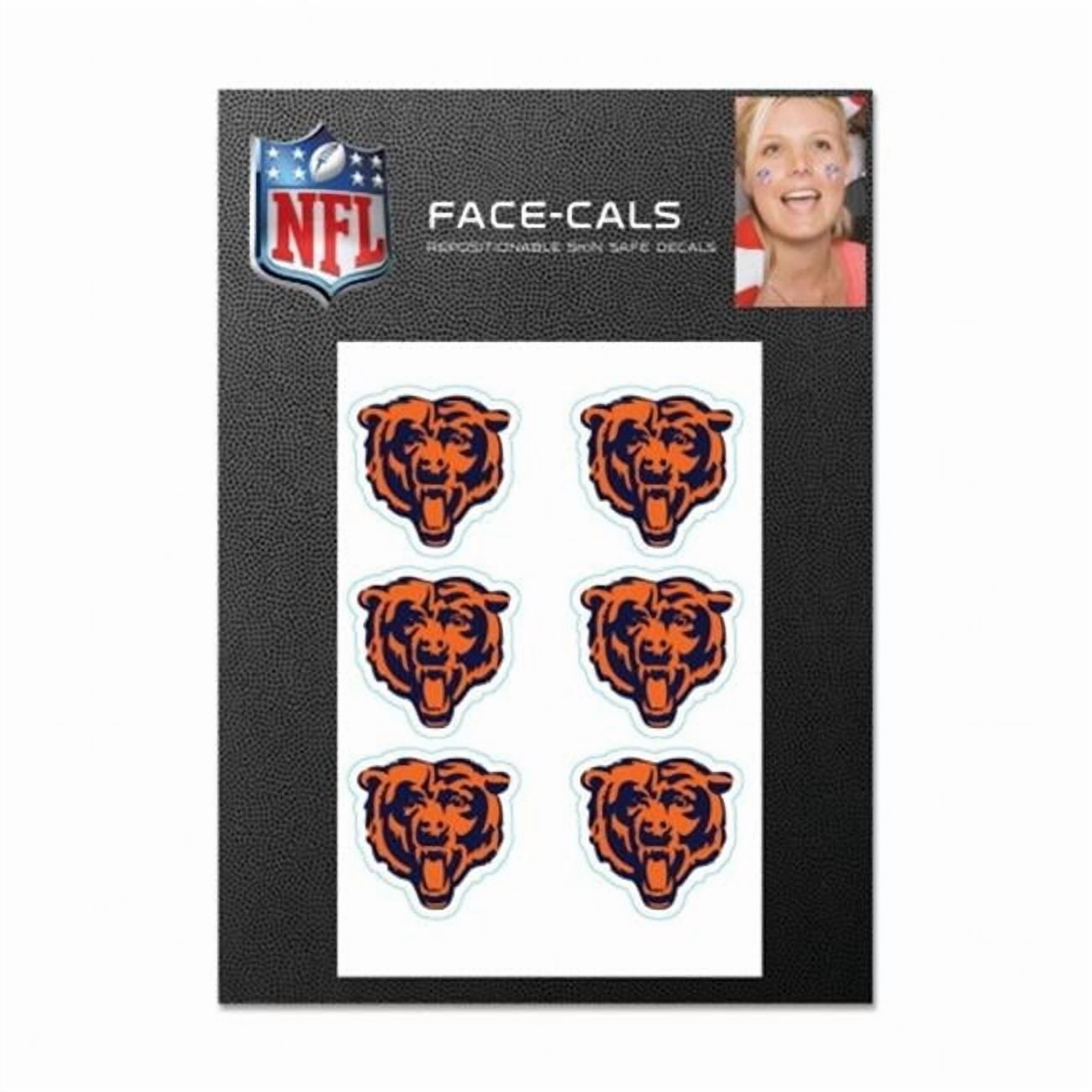 Chicago Bears 6-Pack Mini-Cals Face Decals