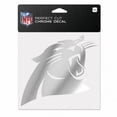 thumbnail image 1 of Wincraft 3208511990 Carolina Panthers Perfect Cut Decal - Chrome, 6 x 6, 1 of 2