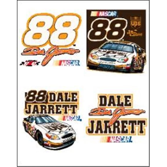 Wincraft 3208507807 Dale Jarrett Temporary Tattoos