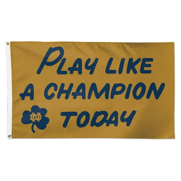 WinCraft Notre Dame Fighting Irish Deluxe Play Like A Champion 3' x 5' Flag