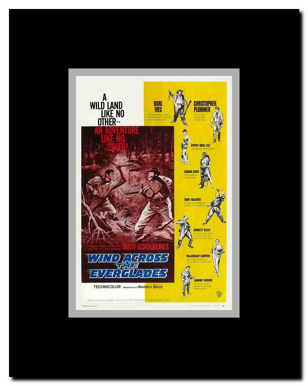 Wind Across the Everglades Framed Movie Poster