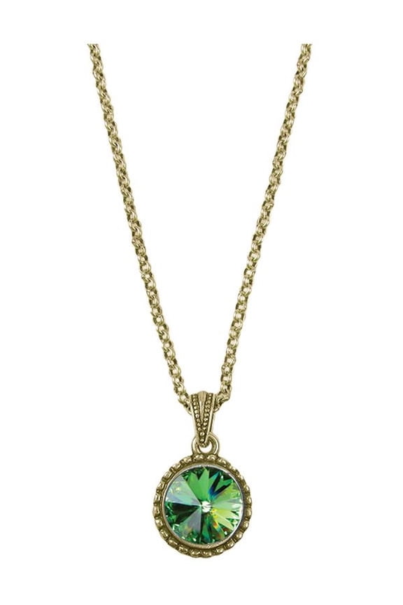 Wind And Fire August Birth Month Necklace
